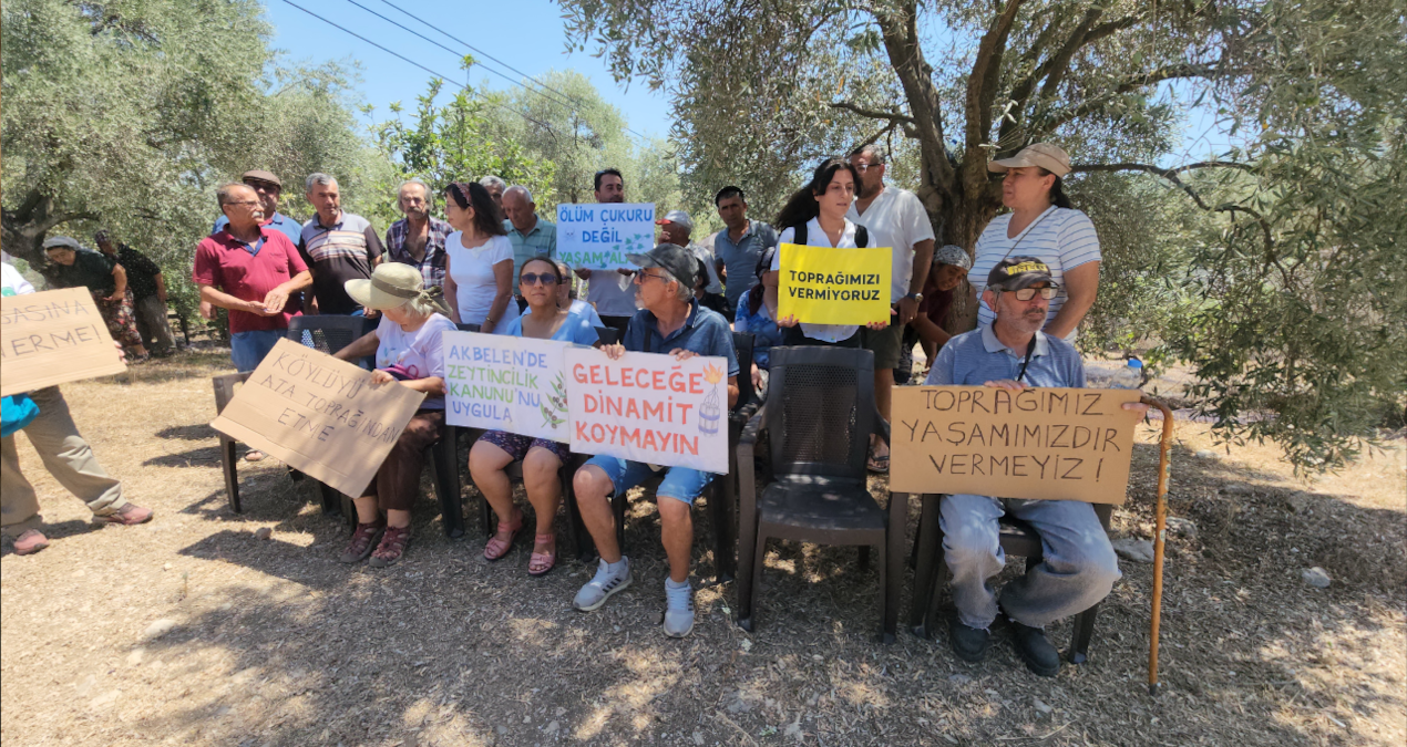 limak ictas akbelende sondaj ve zeytin sayimina basladi koylu isyan etti WiepVFve